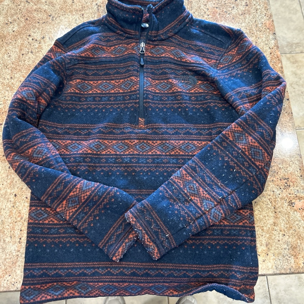 The north face pull over jacket